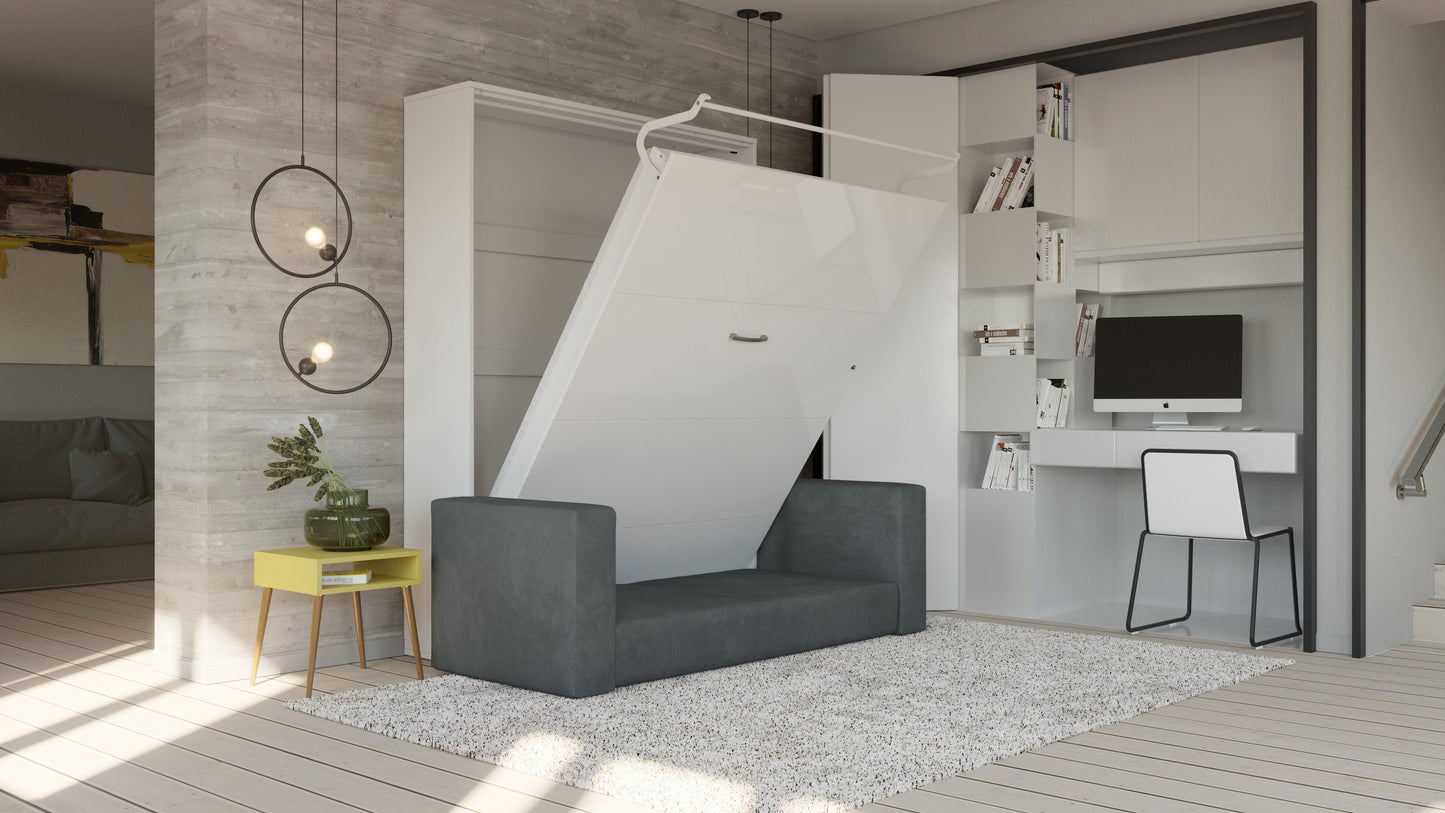Murphy bed European Full XL Vertical with Sofa Invento. SALE