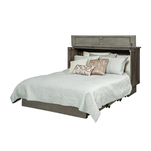 Creden-ZzZ Brussels Charcoal Queen Murphy Cabinet Bed