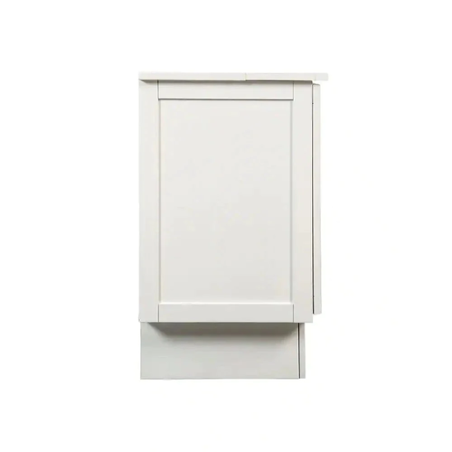 Creden-ZzZ Brussels White Queen Murphy Cabinet Bed