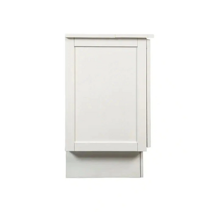 Creden-ZzZ Brussels White Queen Murphy Cabinet Bed