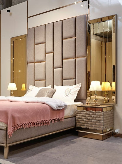 Elite Bed with Headboard (Gold)