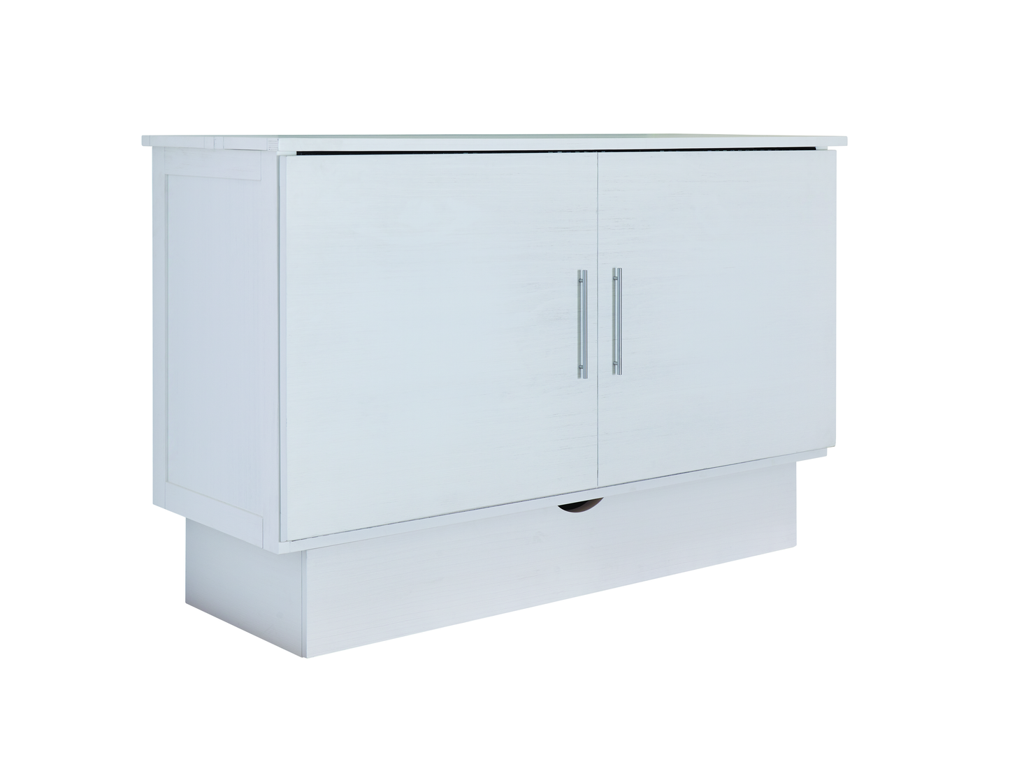 Creden-ZzZ Madrid White Murphy Cabinet Bed