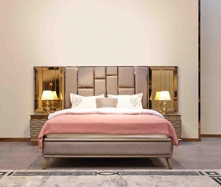 Elite Bed with Headboard (Gold)