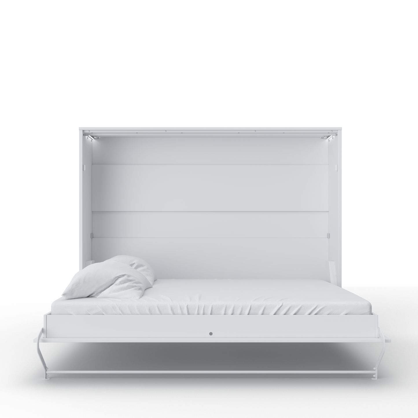 Horizontal Murphy bed INVENTO with a Sofa, European Queen