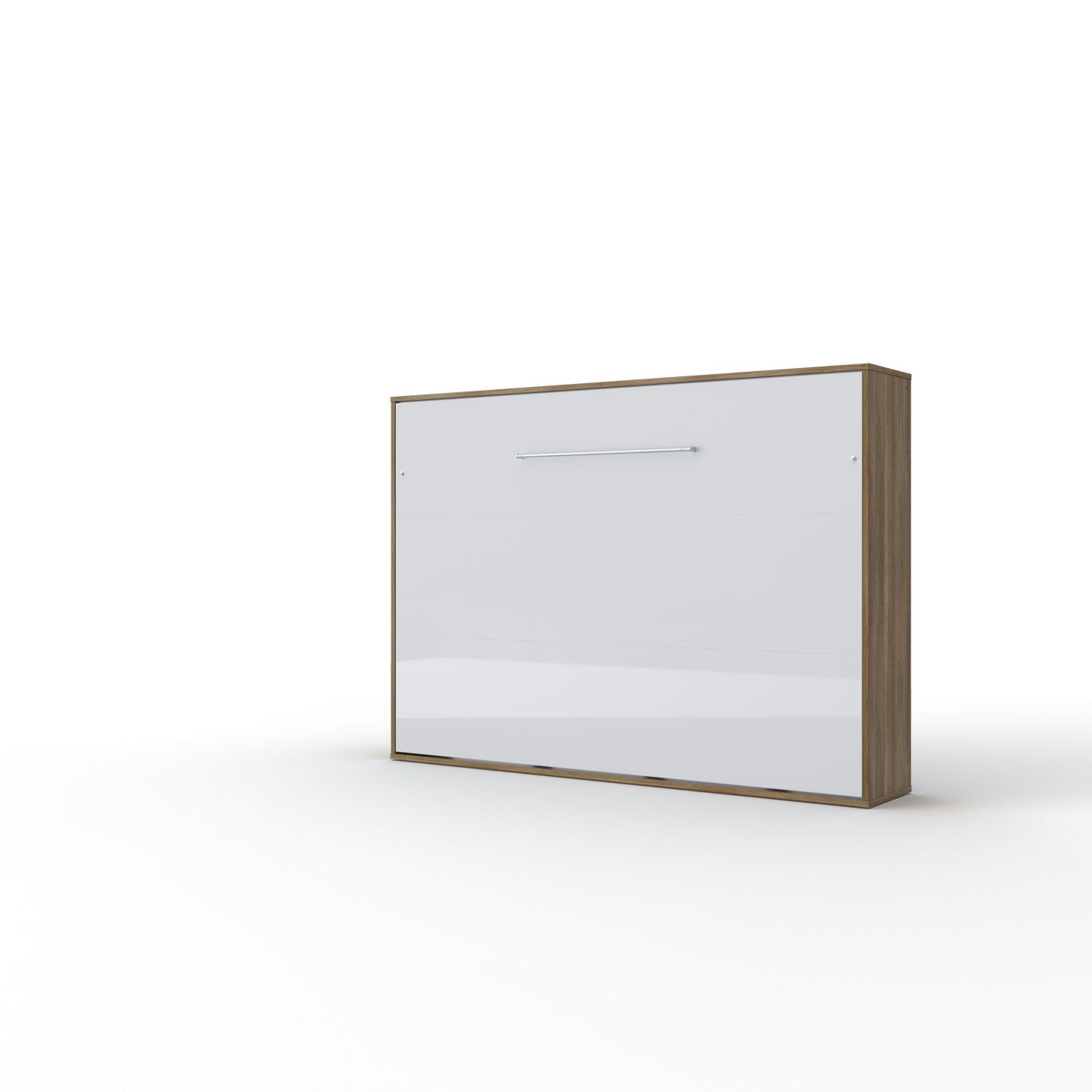 Horizontal European FULL XL Murphy bed with mattress and LED included Invento