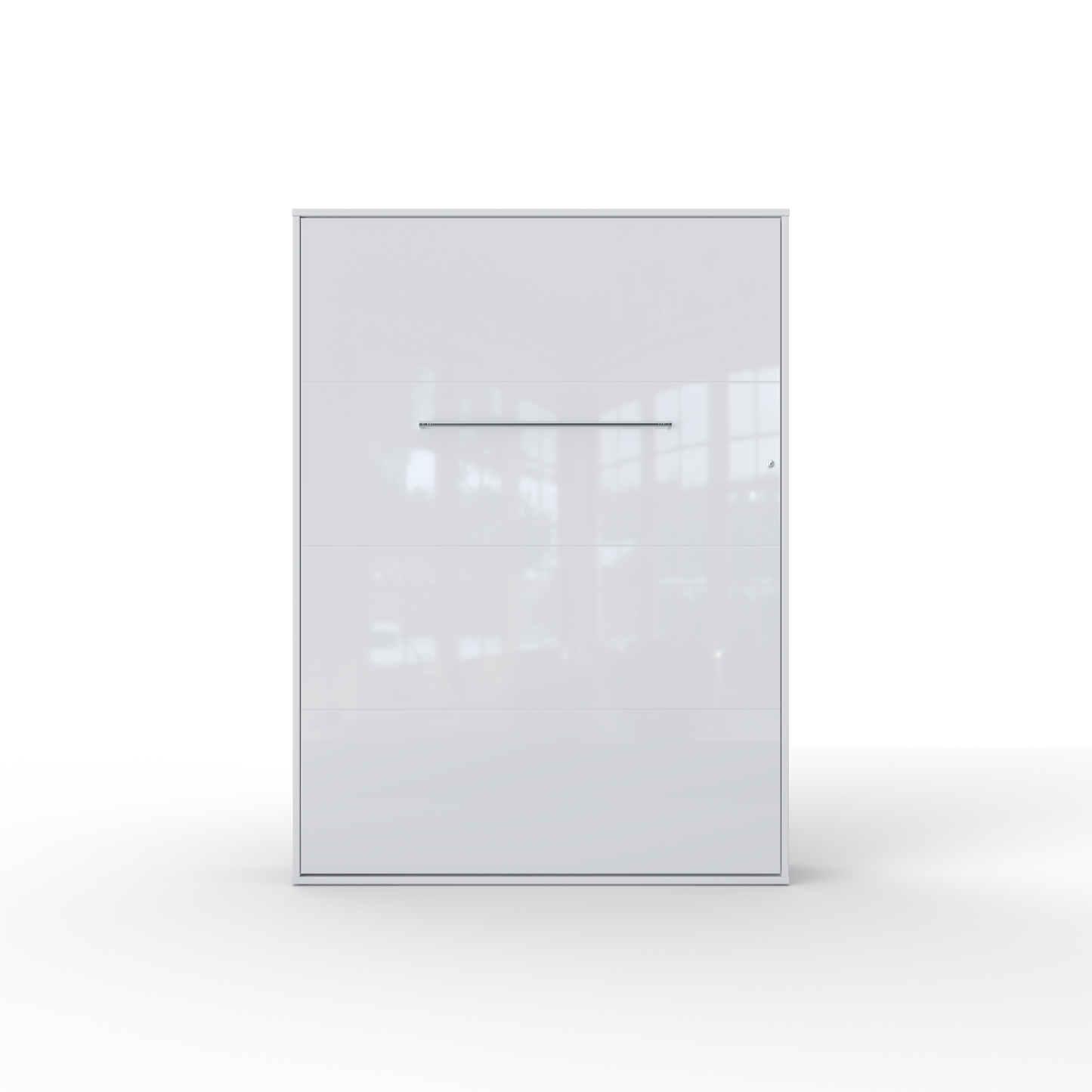 Vertical Murphy bed Invento European FULL XL with mattress and LED included