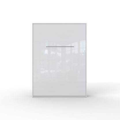 Vertical Murphy bed Invento European FULL XL with mattress and LED included