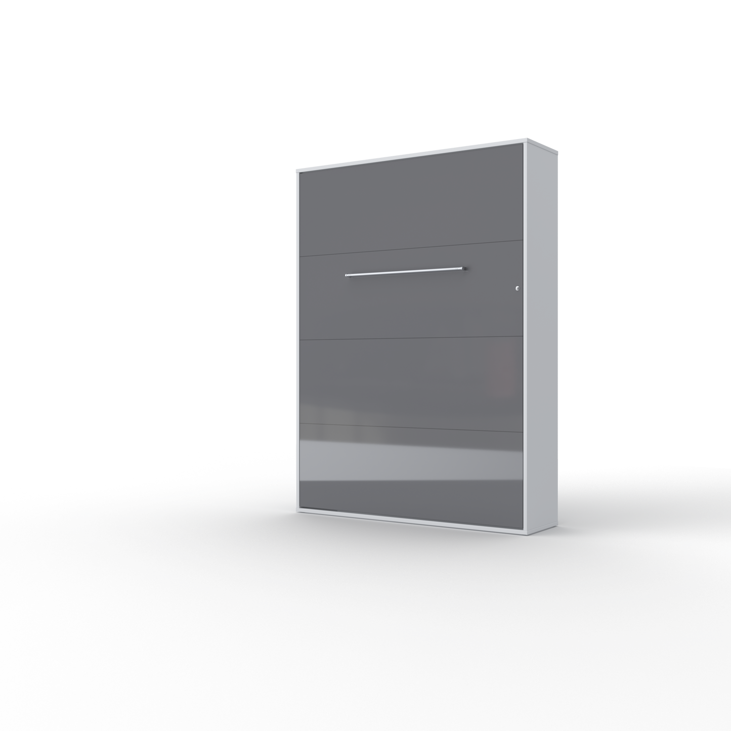 Vertical Murphy bed Invento European FULL XL with mattress and LED included