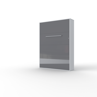 Vertical Murphy bed Invento European FULL XL with mattress and LED included