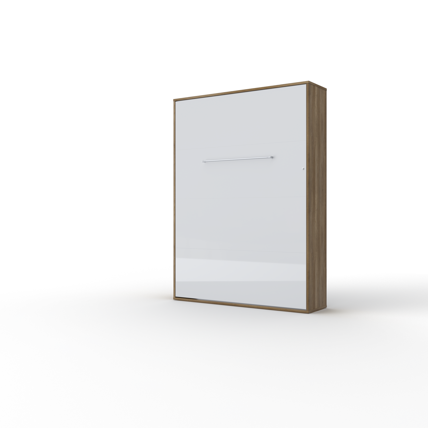 Vertical Murphy bed Invento European FULL XL with mattress and LED included