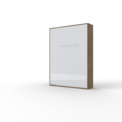 Vertical Murphy bed Invento European FULL XL with mattress and LED included