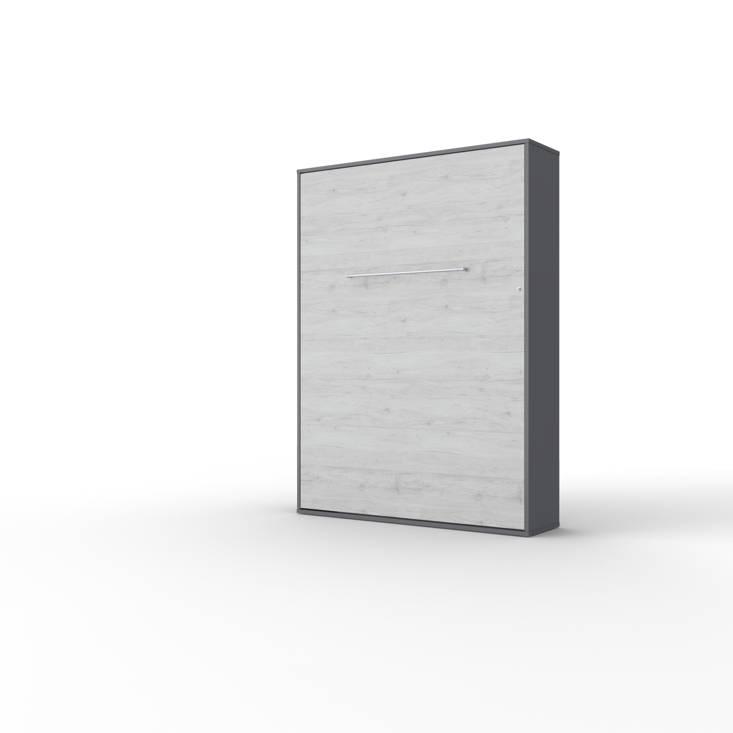 Vertical Murphy bed Invento European FULL XL with mattress and LED included