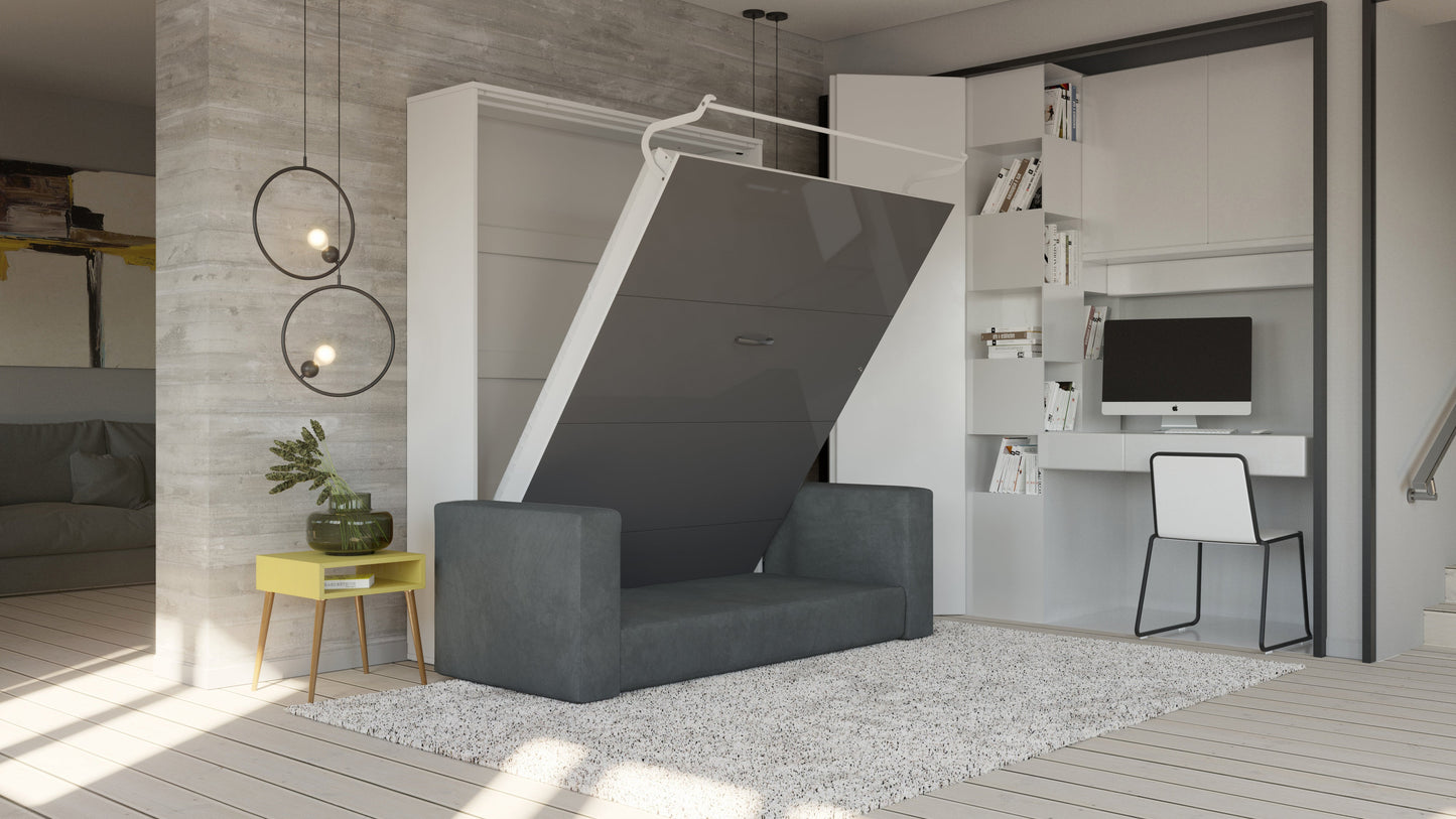 Murphy bed European Full XL Vertical with Sofa Invento. SALE