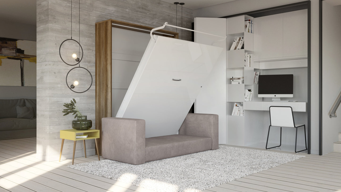 Murphy bed European Full XL Vertical with Sofa Invento. SALE