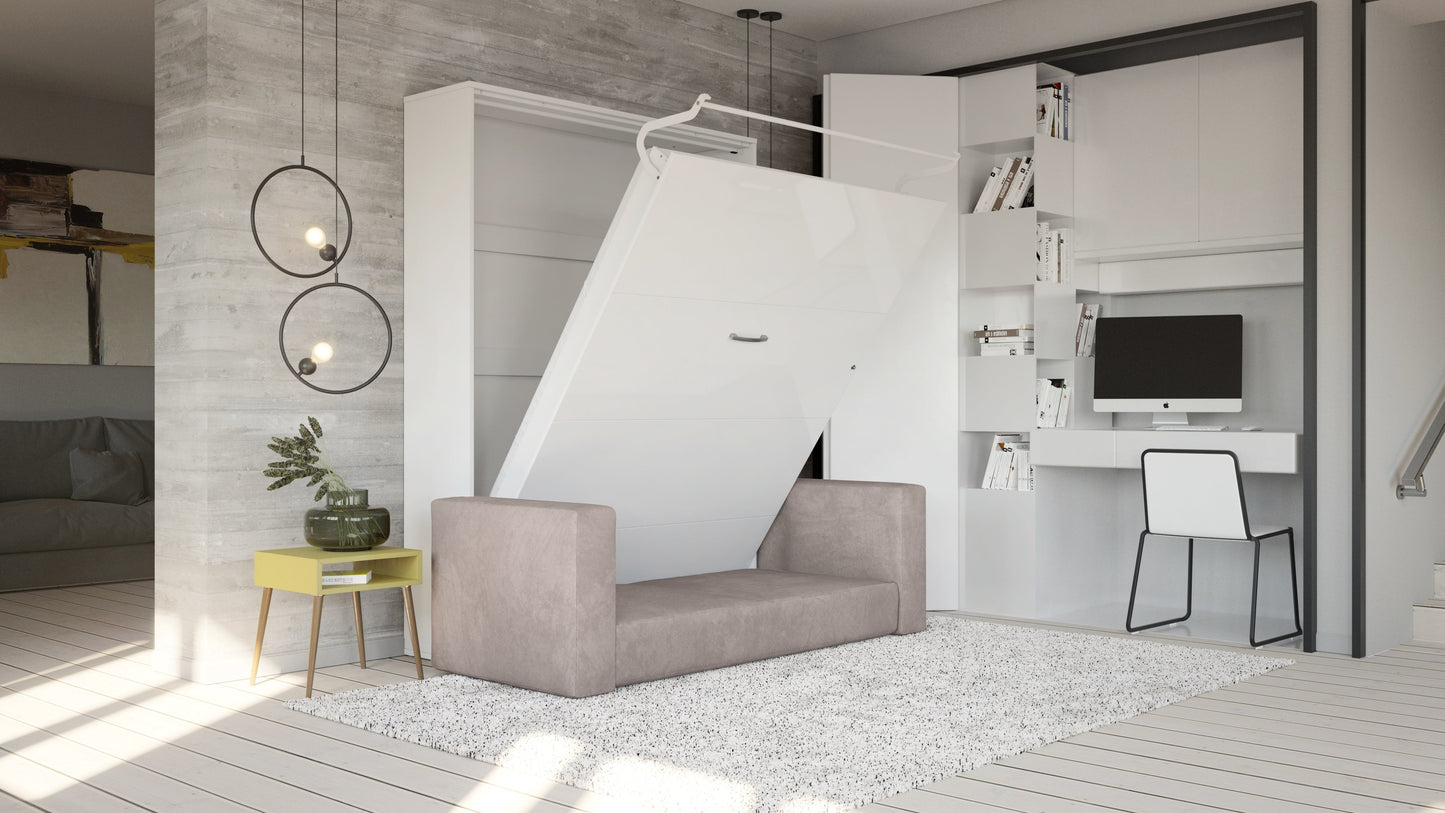Murphy bed European Full XL Vertical with Sofa Invento. SALE
