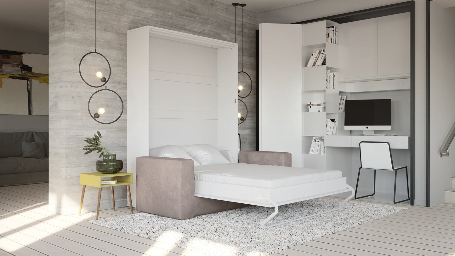 Murphy bed European Full XL Vertical with Sofa Invento. SALE