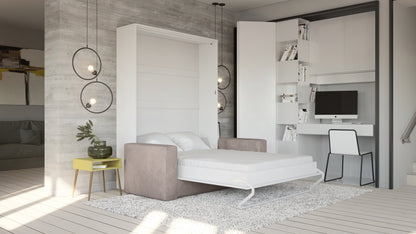 Murphy bed European Full XL Vertical with Sofa Invento. SALE