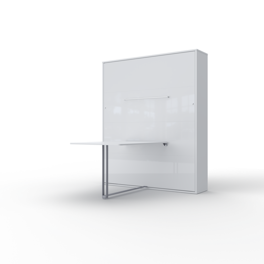 Murphy bed European Queen Vertical with Desk, mattress and LED included INVENTO